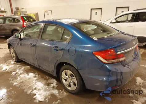 2013 Honda Civic Lx из США, поврежденный, VIN 2HGFB2F51DH598346